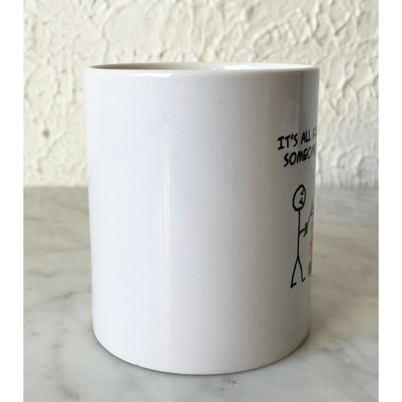 It's All Fun and Games Til Someone Loses a Weiner Campfire Mug-White Coffee Cup - Picture 4 of 6